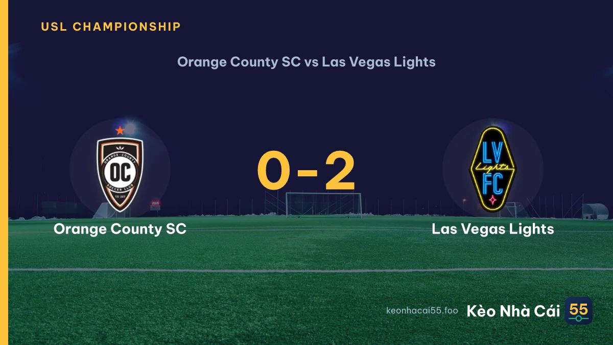 Nhận định Orange County SC vs Las Vegas Lights ngày 13/09/2026