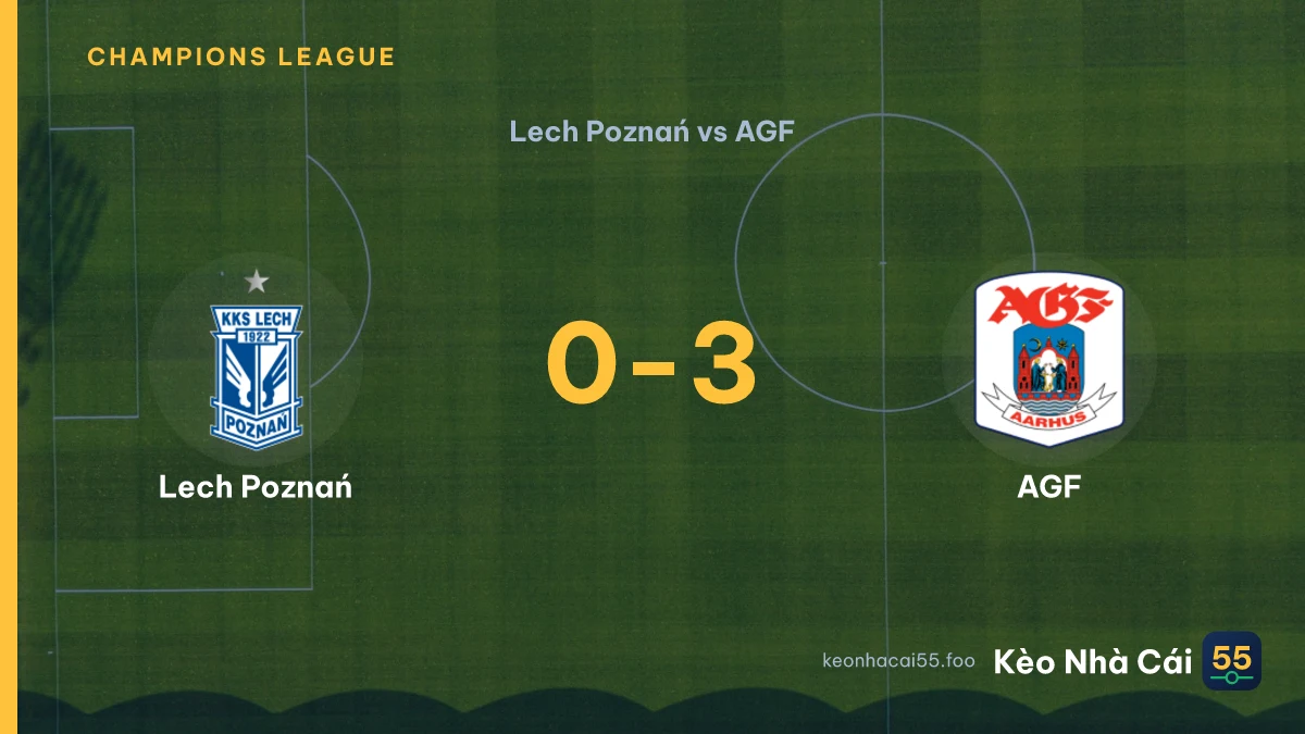 Nhận định Lech Poznań vs AGF ngày 30/07/2026