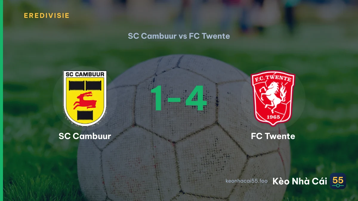 Nhận định SC Cambuur vs FC Twente ngày 31/08/2026