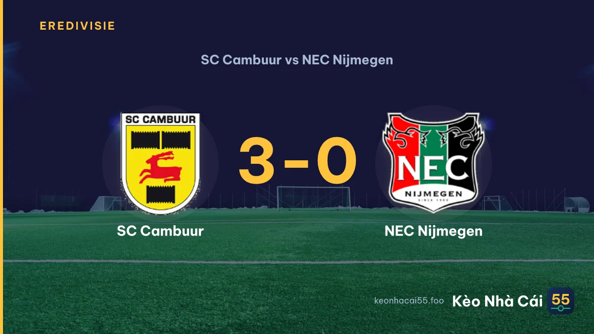 Nhận định SC Cambuur vs NEC Nijmegen ngày 13/09/2026