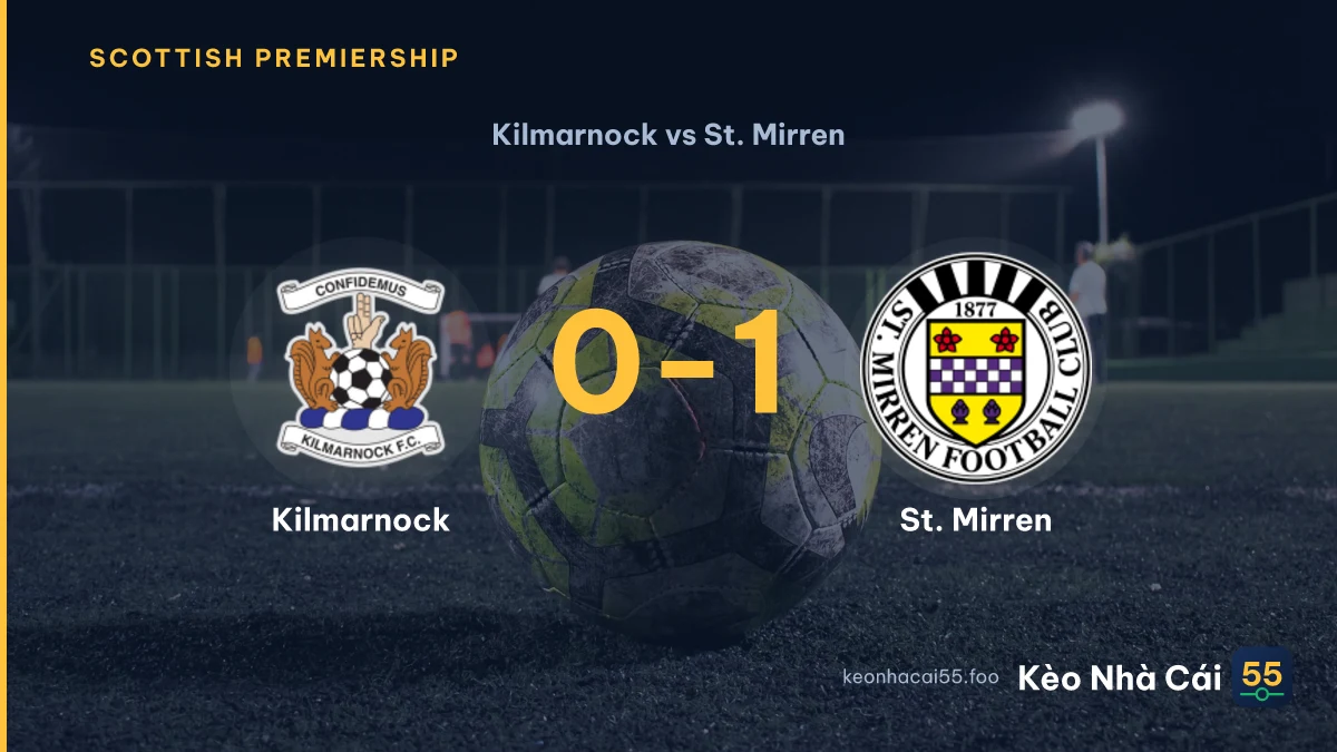 Nhận định Kilmarnock vs St. Mirren ngày 03/09/2026