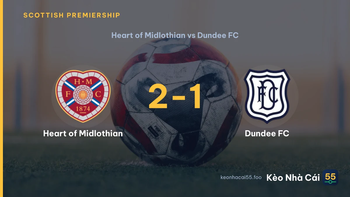 Nhận định Heart of Midlothian vs Dundee FC ngày 06/09/2026