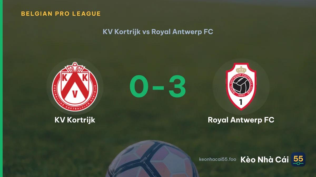 Nhận định KV Kortrijk vs Royal Antwerp FC ngày 15/08/2026