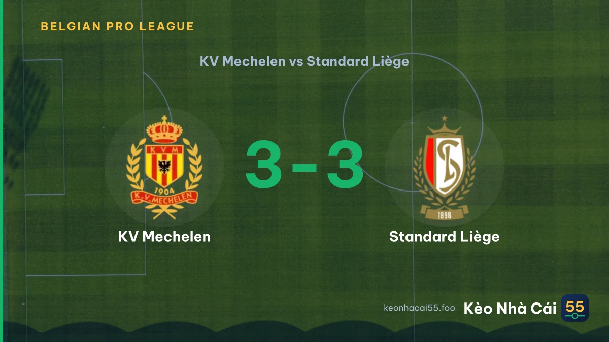 Nhận định KV Mechelen vs Standard Liège ngày 16/08/2026