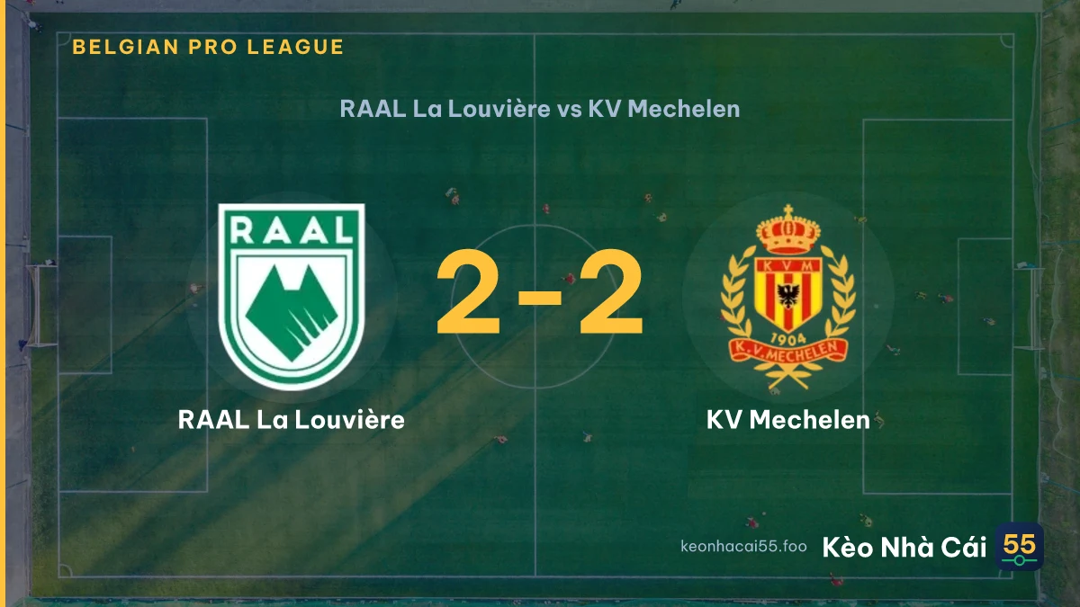 Nhận định RAAL La Louvière vs KV Mechelen ngày 29/08/2026
