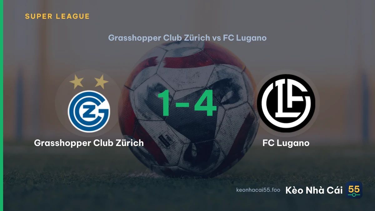Nhận định Grasshopper Club Zürich vs FC Lugano ngày 02/08/2026