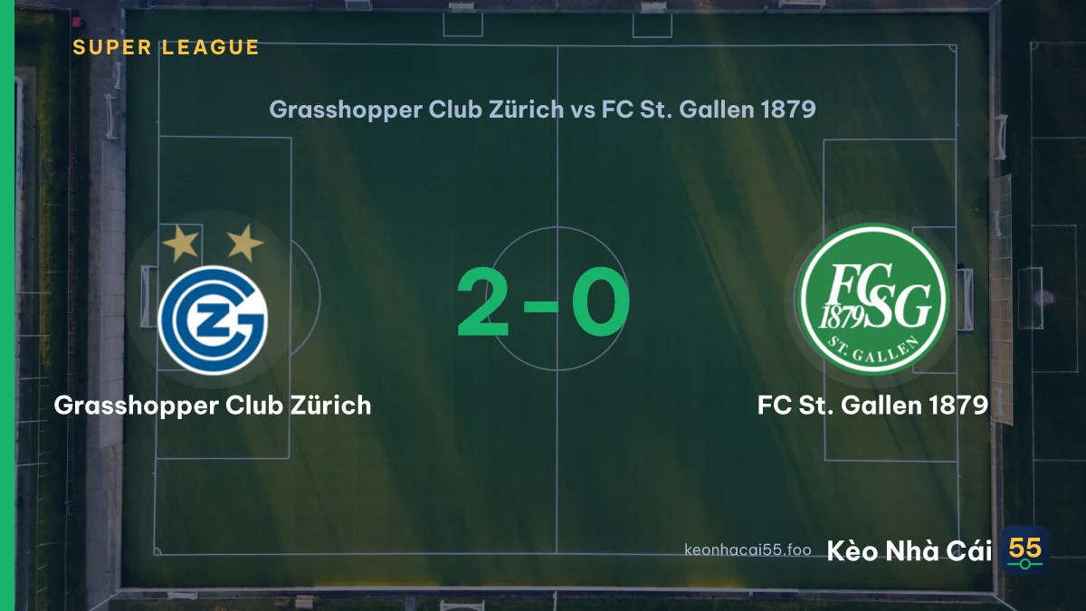 Nhận định Grasshopper Club Zürich vs FC St. Gallen 1879 ngày 03/09/2026