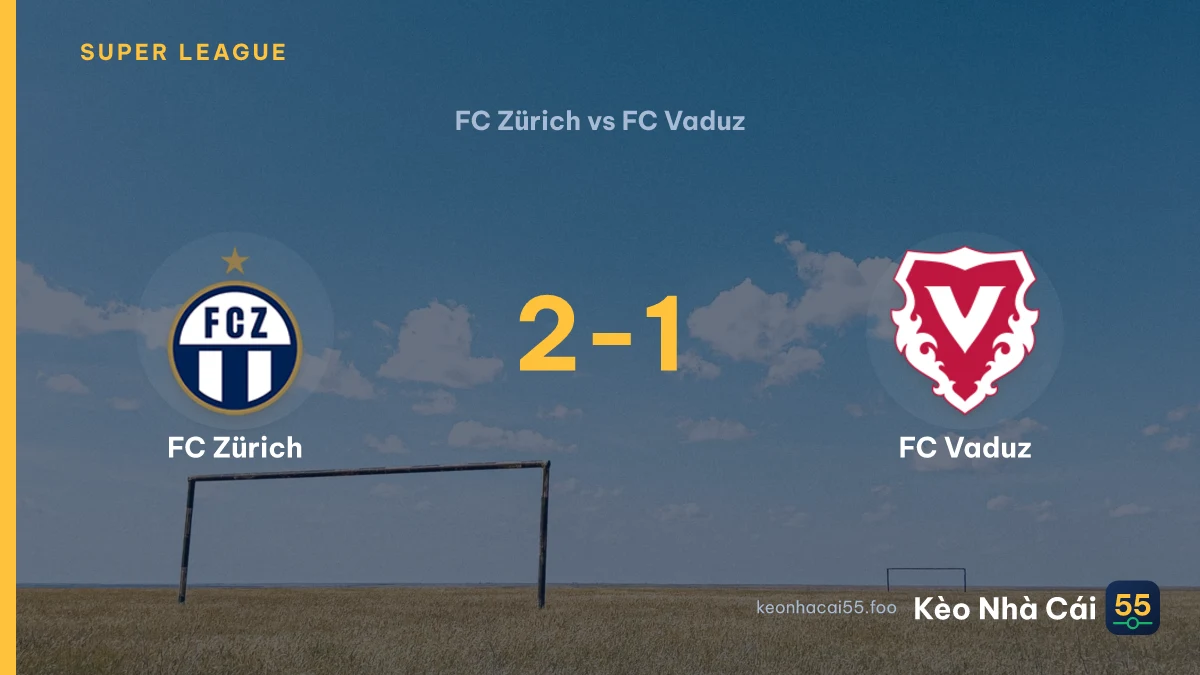 Nhận định FC Zürich vs FC Vaduz ngày 13/09/2026