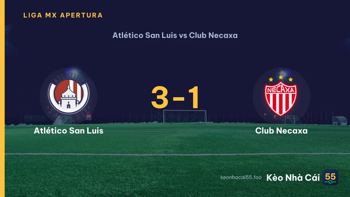 Nhận định Atlético San Luis vs Club Necaxa ngày 20/09/2026