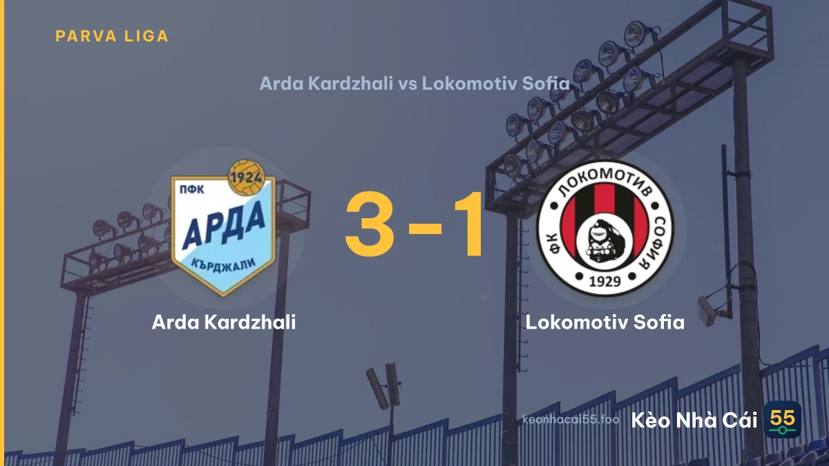 Nhận định Arda Kardzhali vs Lokomotiv Sofia ngày 18/08/2026