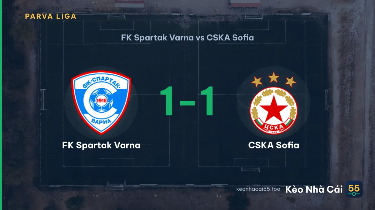 Nhận định FK Spartak Varna vs CSKA Sofia ngày 05/09/2026