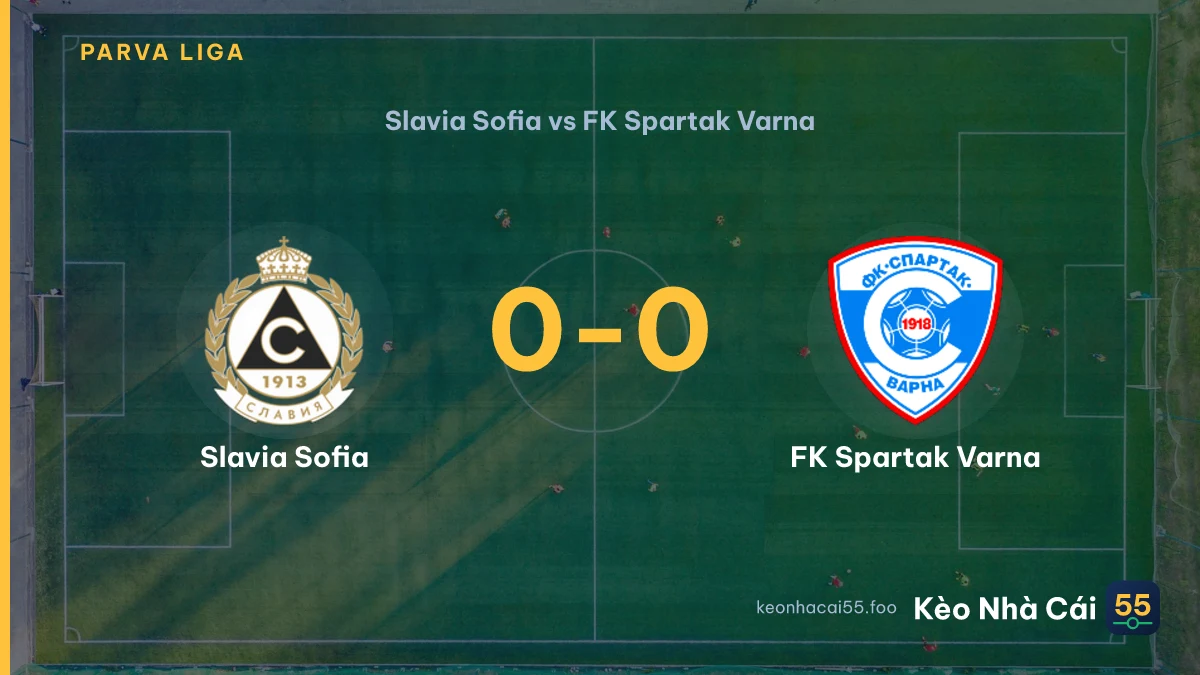 Nhận định Slavia Sofia vs FK Spartak Varna ngày 13/09/2026