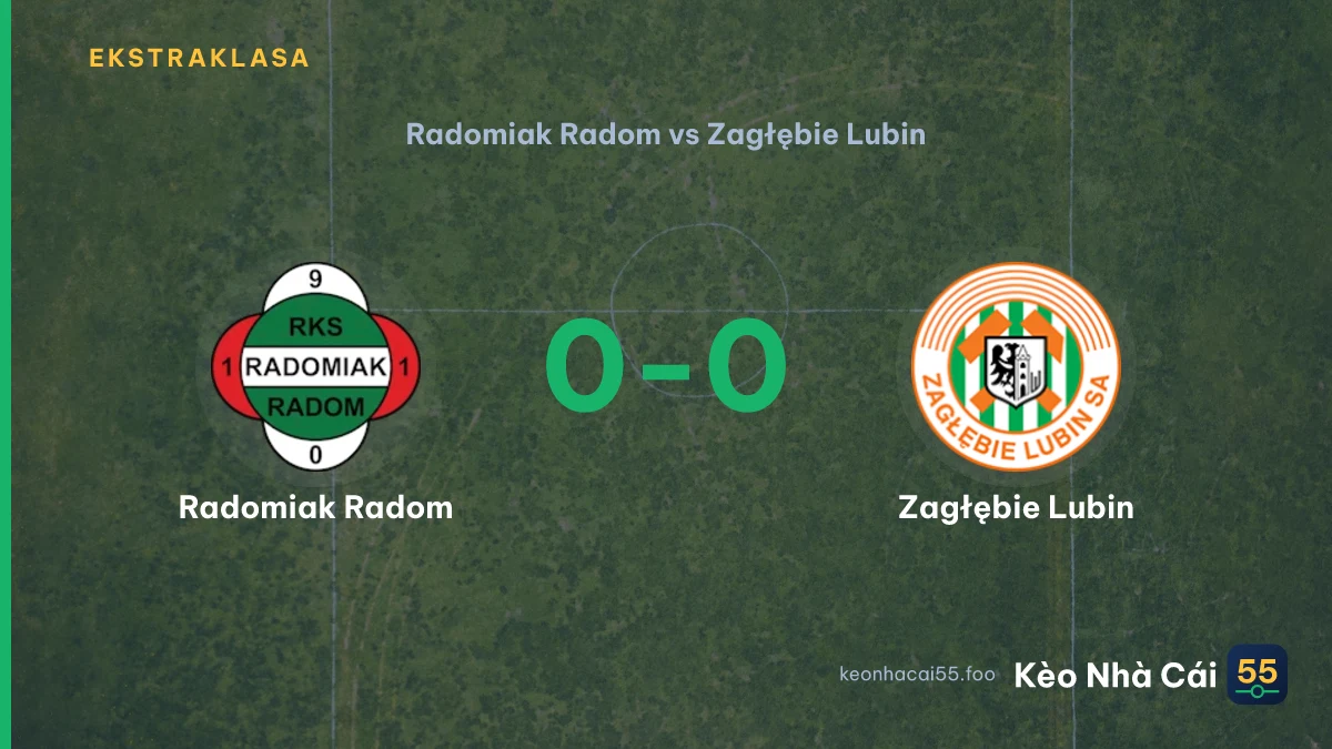 Nhận định Radomiak Radom vs Zagłębie Lubin ngày 23/08/2026