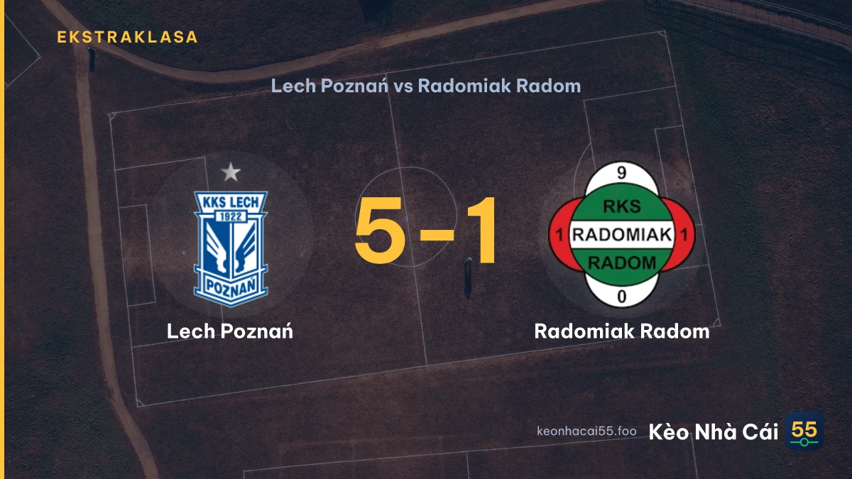 Nhận định Lech Poznań vs Radomiak Radom ngày 21/09/2026