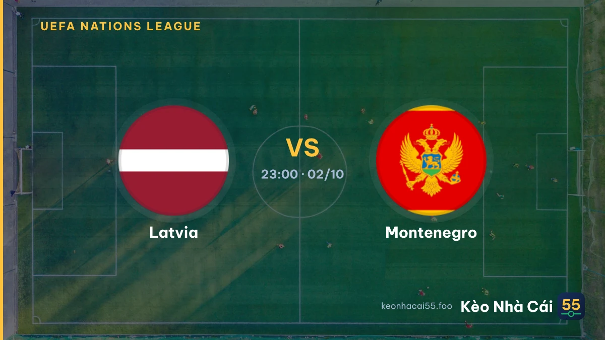 Nhận định Latvia vs Montenegro ngày 02/10/2026
