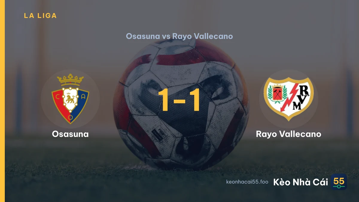Nhận định Osasuna vs Rayo Vallecano ngày 19/09/2026