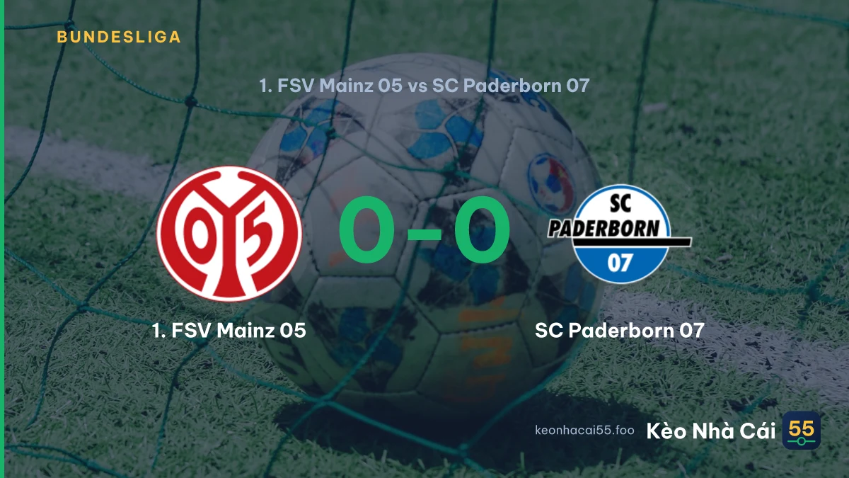 Nhận định 1. FSV Mainz 05 vs SC Paderborn 07 ngày 29/08/2026
