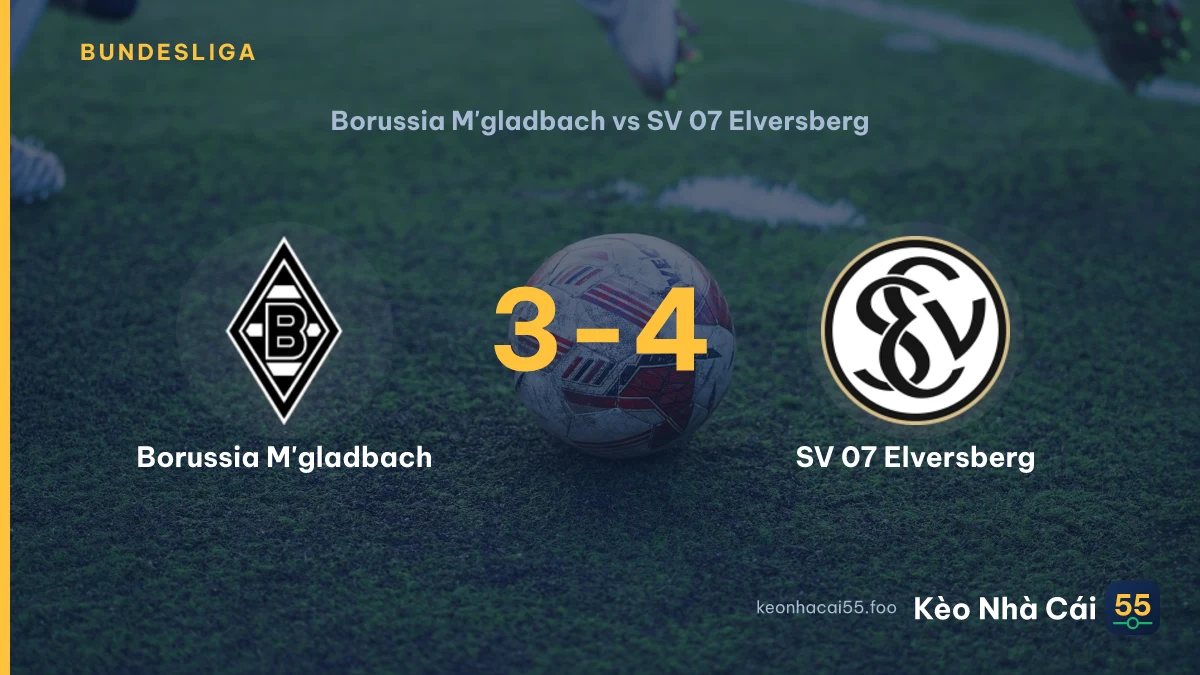Nhận định Borussia M'gladbach vs SV 07 Elversberg ngày 05/09/2026