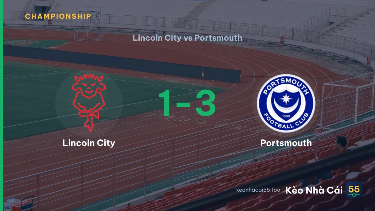 Nhận định Lincoln City vs Portsmouth ngày 22/08/2026