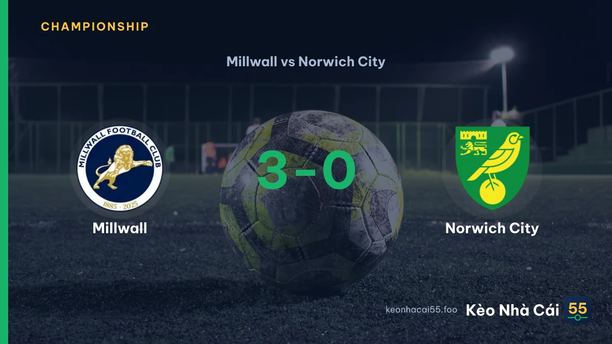 Nhận định Millwall vs Norwich City ngày 22/08/2026
