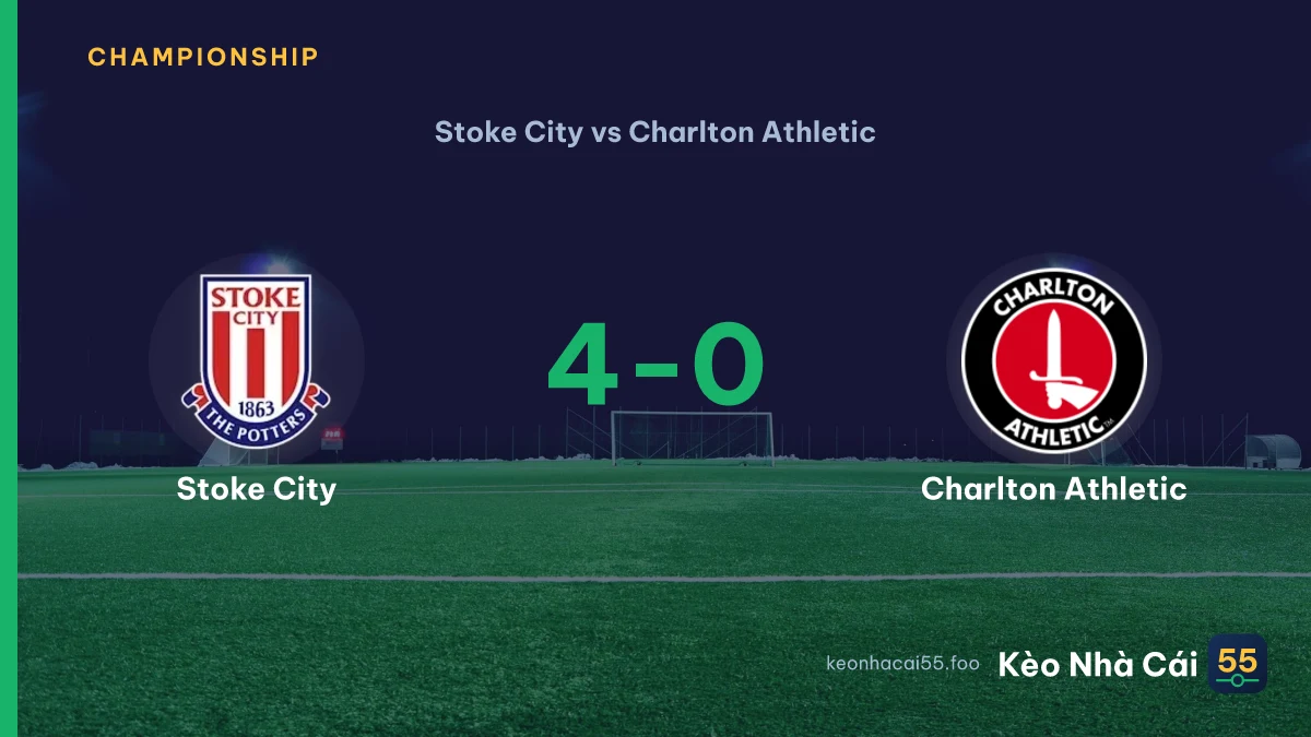 Nhận định Stoke City vs Charlton Athletic ngày 05/09/2026