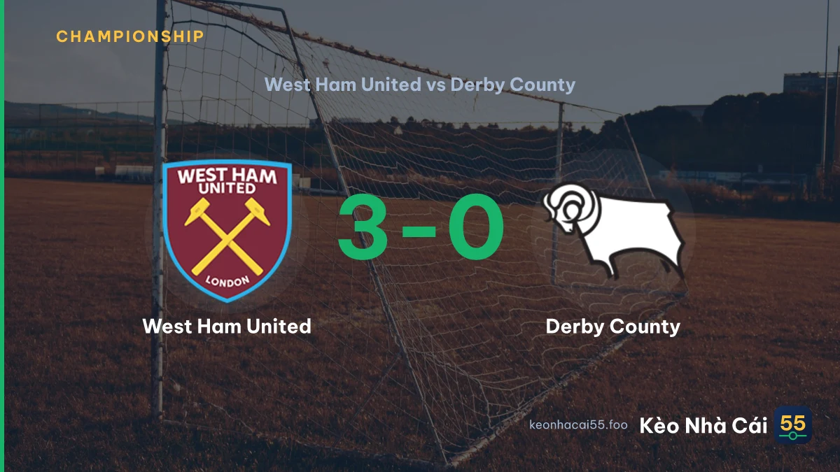 Nhận định West Ham United vs Derby County ngày 05/09/2026