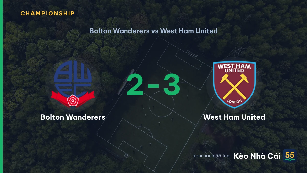 Nhận định Bolton Wanderers vs West Ham United ngày 09/09/2026
