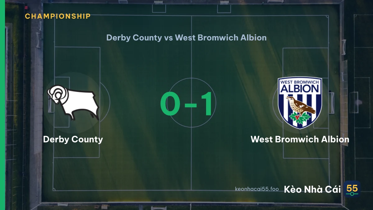 Nhận định Derby County vs West Bromwich Albion ngày 10/09/2026