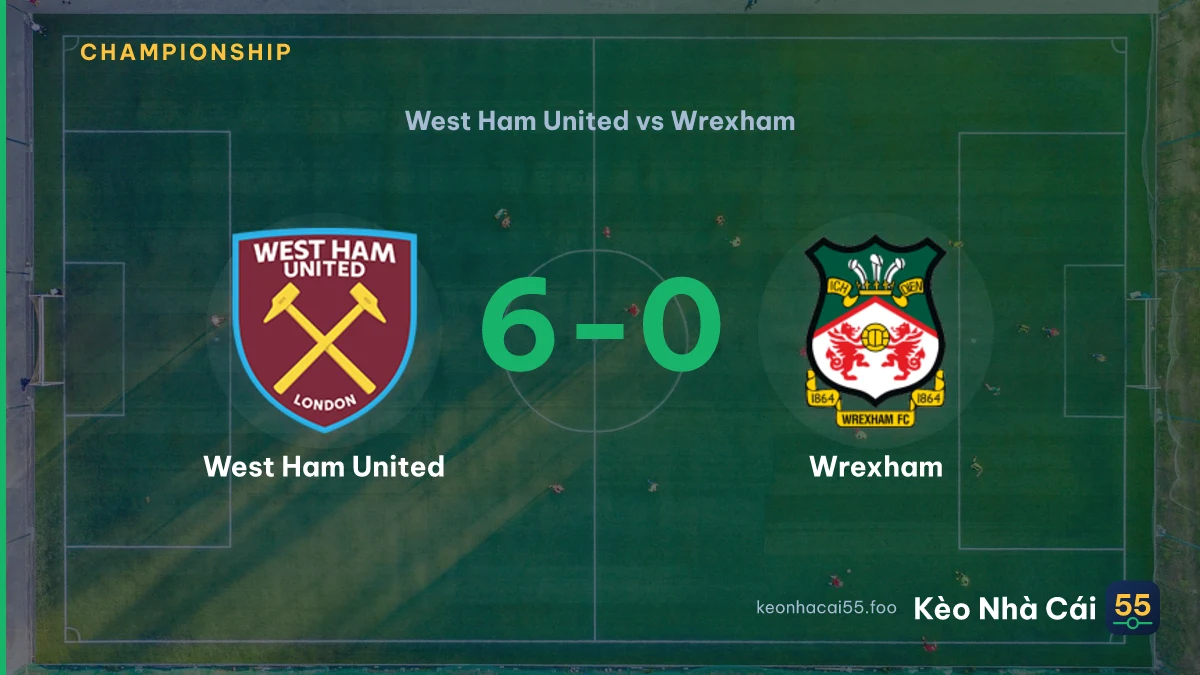 Nhận định West Ham United vs Wrexham ngày 12/09/2026