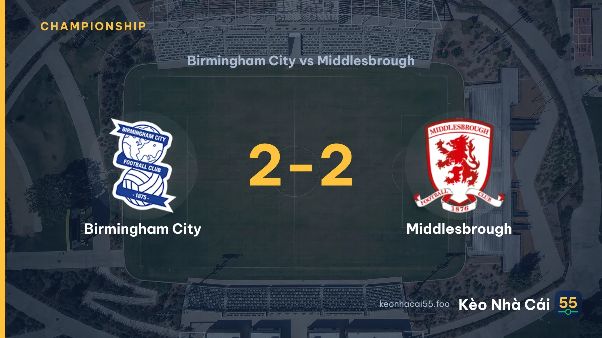 Nhận định Birmingham City vs Middlesbrough ngày 19/09/2026