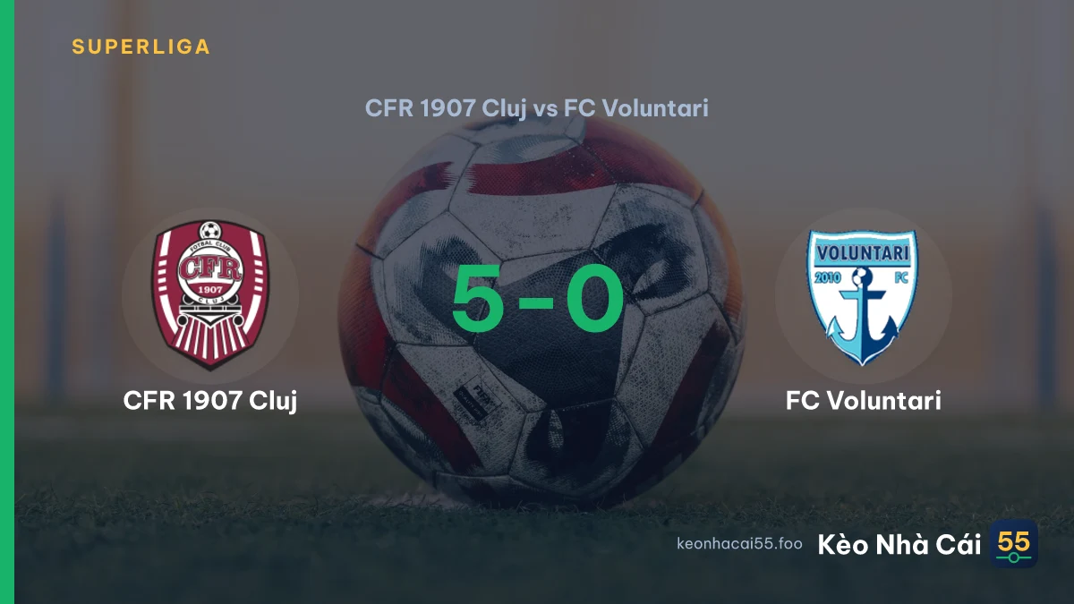 Nhận định CFR 1907 Cluj vs FC Voluntari ngày 27/07/2026