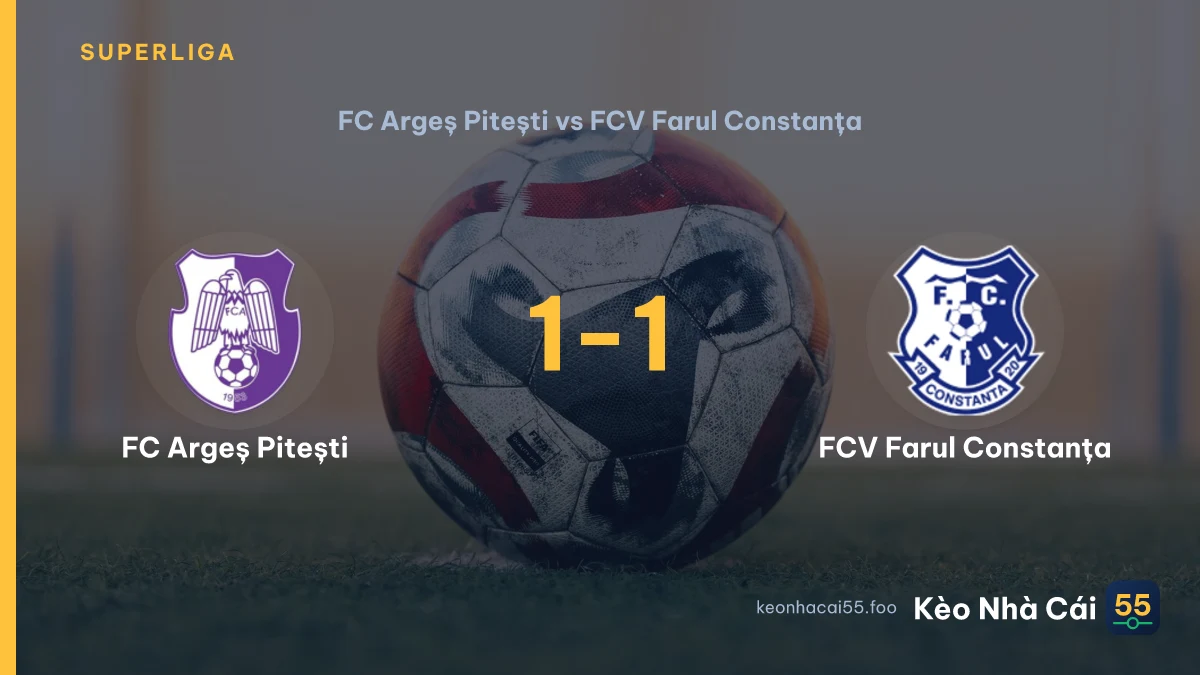 Nhận định FC Argeș Pitești vs FCV Farul Constanța ngày 15/08/2026