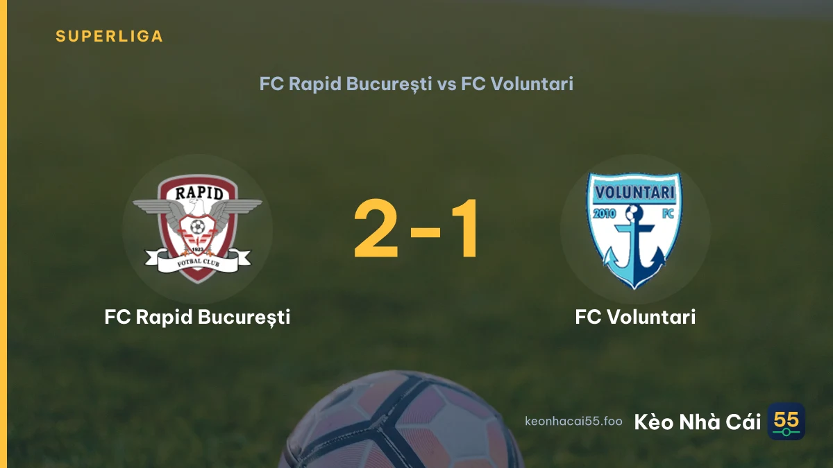 Nhận định FC Rapid București vs FC Voluntari ngày 13/09/2026