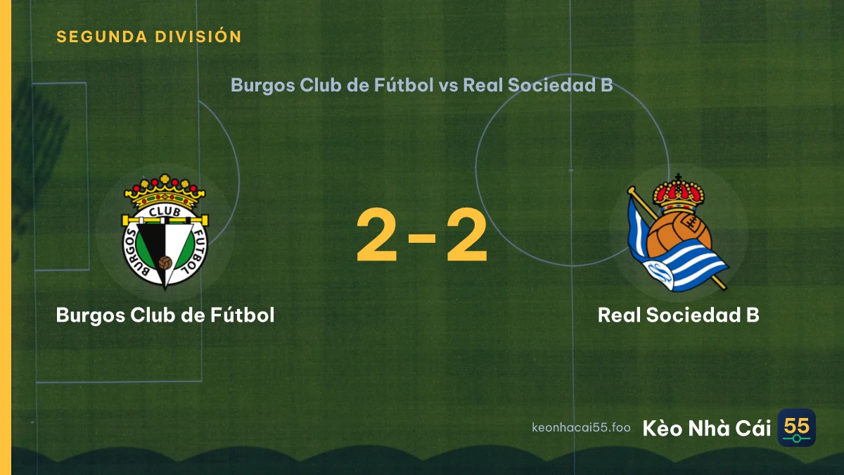 Nhận định Burgos Club de Fútbol vs Real Sociedad B ngày 01/09/2026