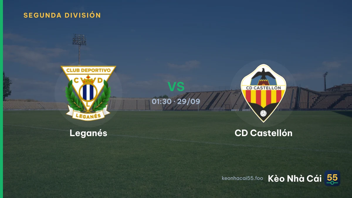 Nhận định Leganés vs CD Castellón ngày 29/09/2026
