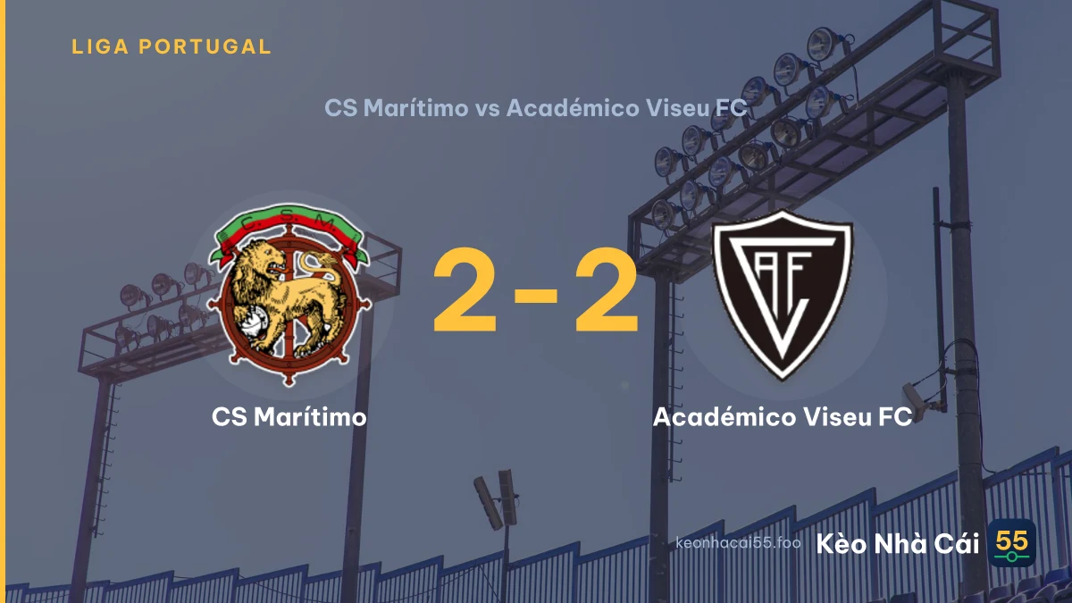 Nhận định CS Marítimo vs Académico Viseu FC ngày 22/08/2026