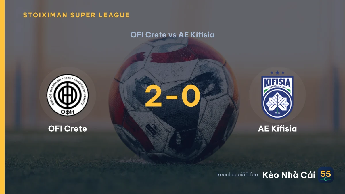 Nhận định OFI Crete vs AE Kifisia ngày 06/09/2026