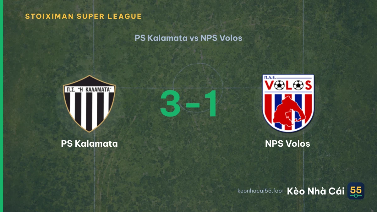 Nhận định PS Kalamata vs NPS Volos ngày 13/09/2026