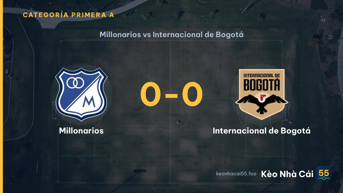 Nhận định Millonarios vs Internacional de Bogotá ngày 31/08/2026