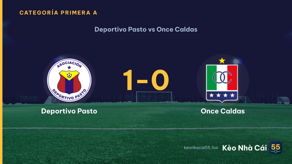 Nhận định Deportivo Pasto vs Once Caldas ngày 20/09/2026