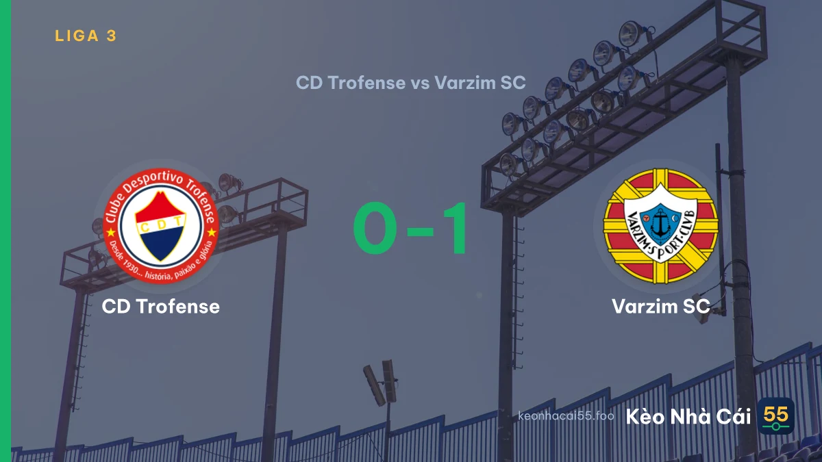 Nhận định CD Trofense vs Varzim SC ngày 09/08/2026