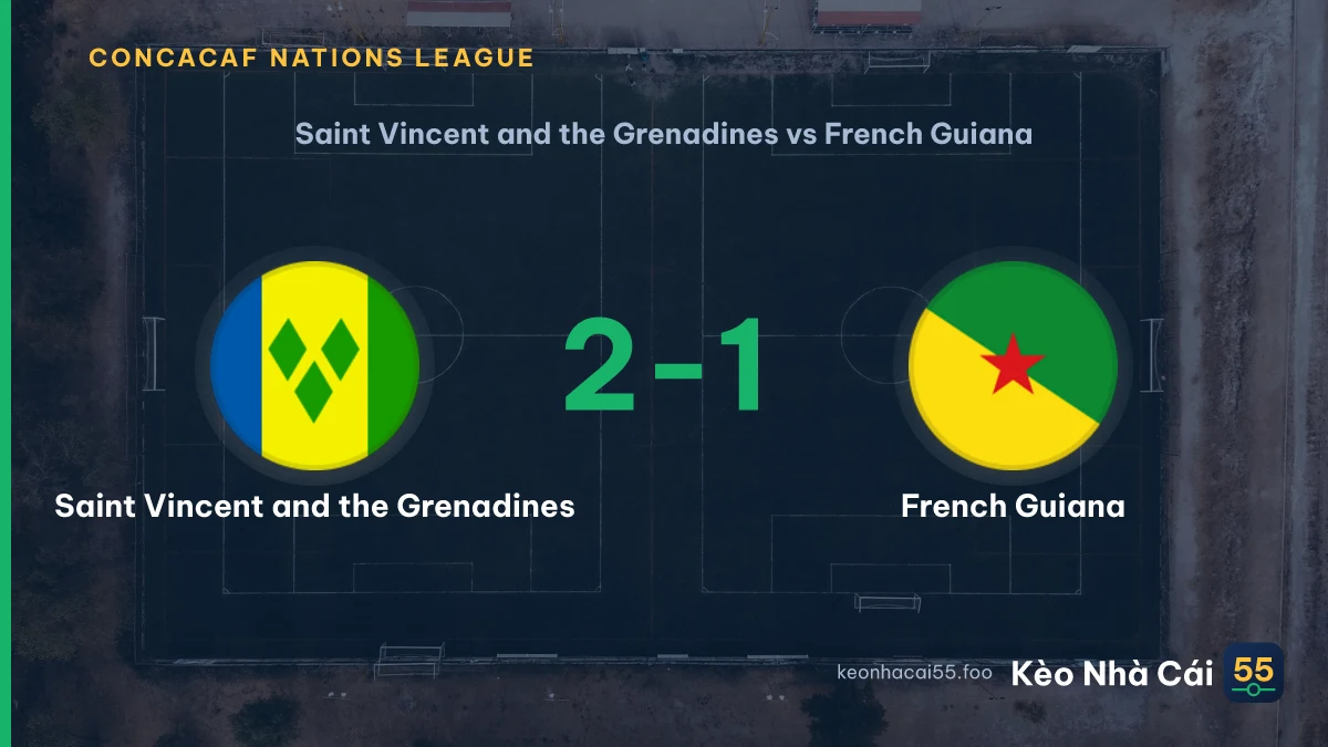 Nhận định Saint Vincent and the Grenadines vs French Guiana ngày 27/09/2026