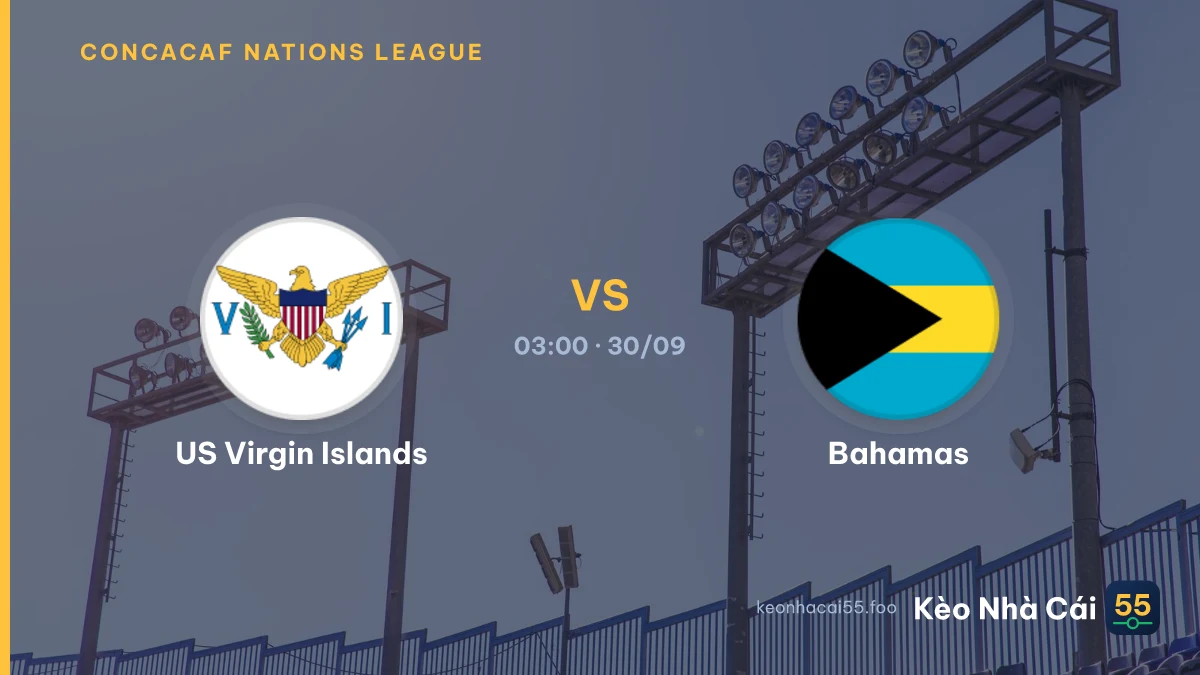 Nhận định US Virgin Islands vs Bahamas ngày 30/09/2026