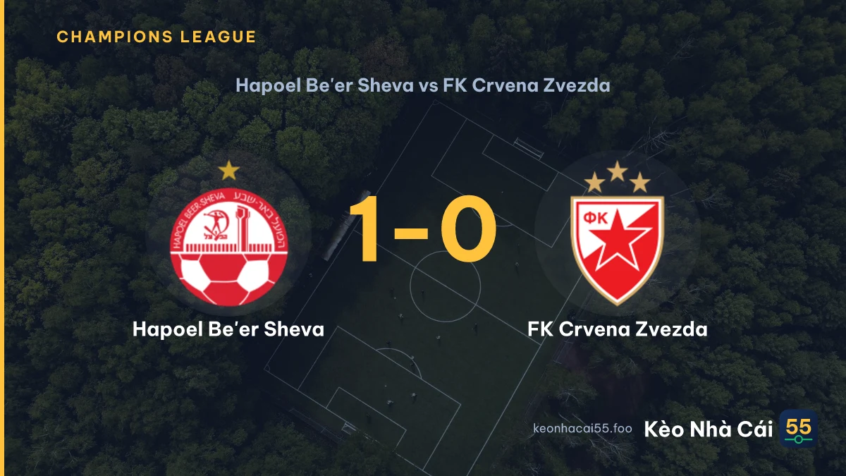 Nhận định Hapoel Be'er Sheva vs FK Crvena Zvezda ngày 05/08/2026