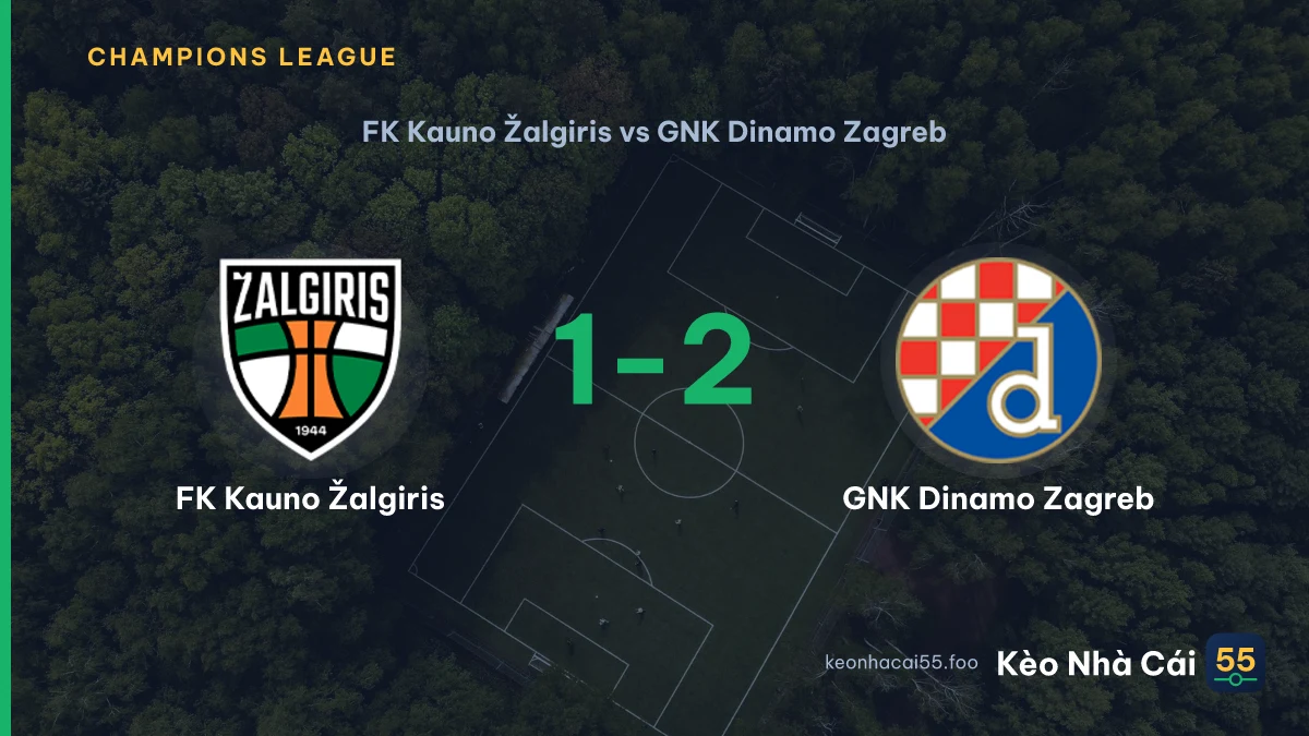 Nhận định FK Kauno Žalgiris vs GNK Dinamo Zagreb ngày 12/08/2026