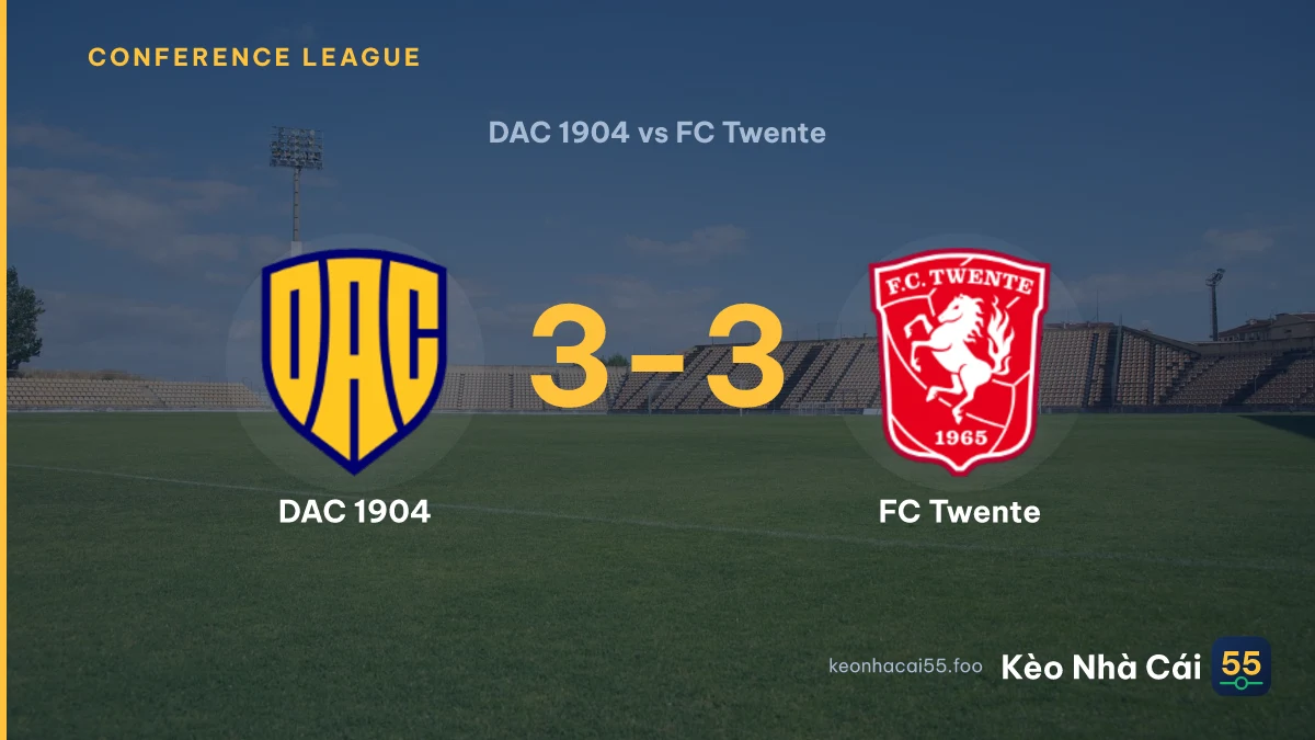 Nhận định DAC 1904 vs FC Twente ngày 14/08/2026