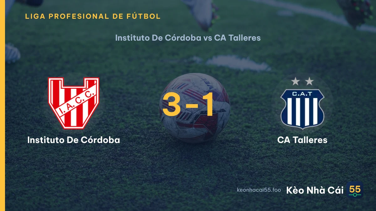 Nhận định Instituto De Córdoba vs CA Talleres ngày 20/09/2026