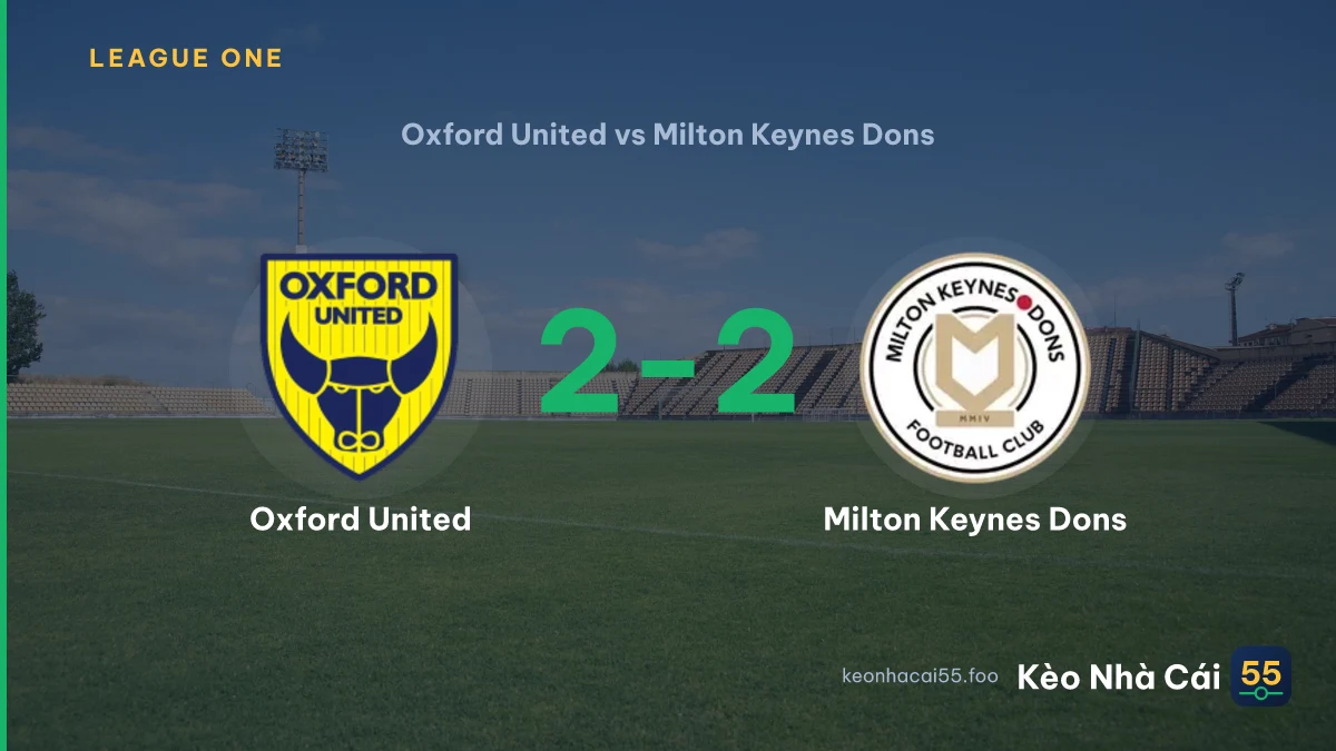 Nhận định Oxford United vs Milton Keynes Dons ngày 15/08/2026