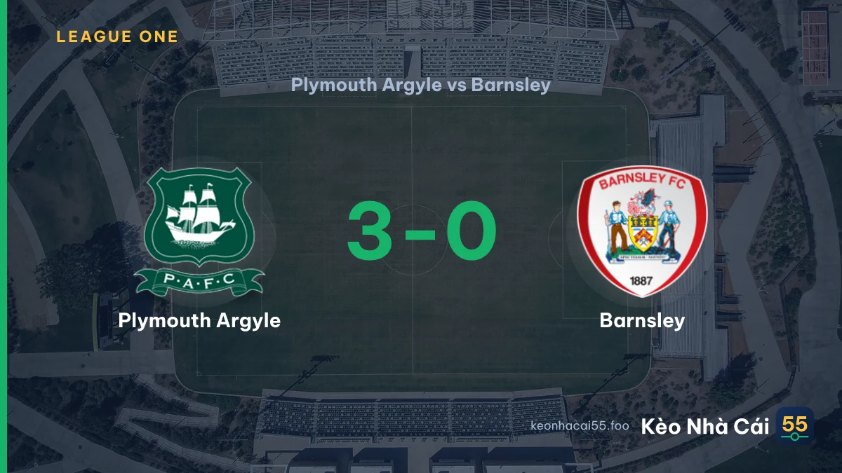 Nhận định Plymouth Argyle vs Barnsley ngày 12/09/2026