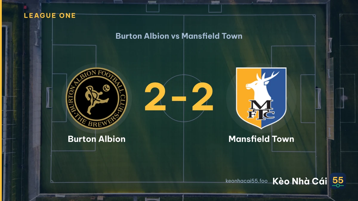 Nhận định Burton Albion vs Mansfield Town ngày 19/09/2026